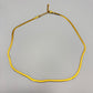 collar de cadena serpiente dorado