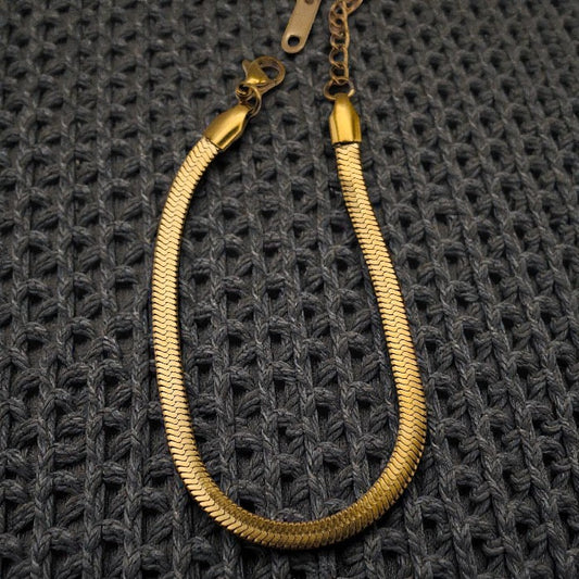 pulsera cadena serpiente 20 cm