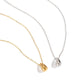 collar Gota plateado