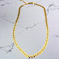 collar de hojas