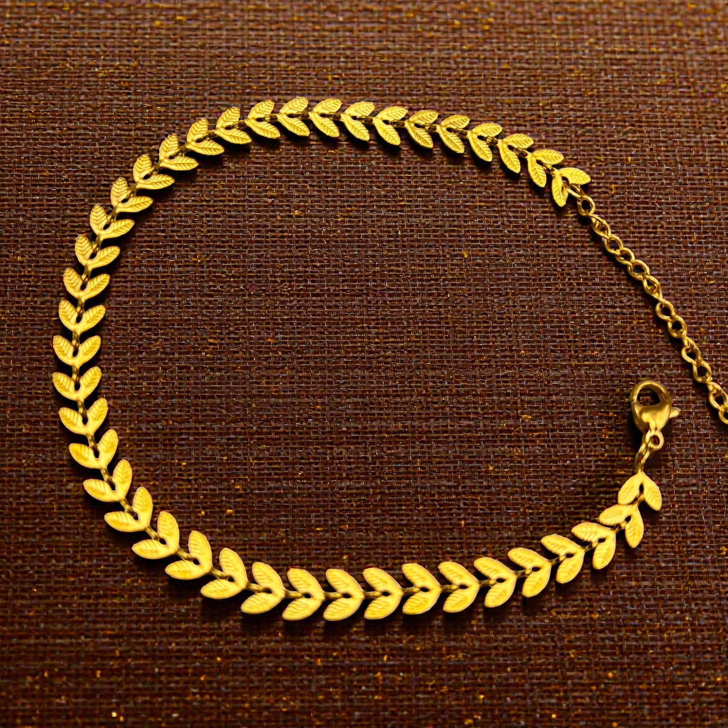 pulsera de hojas