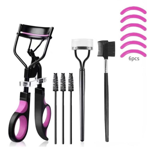 Eyelash Curler with Eyelash Combs & Brushes, Summer Gifts, 12Pcs/Set Lash Curler Kit, Classic Lash Curler with Replacement Pads & Eyelash Separator Tool & Spoolie Brushes, Eyelash Curlers with Lash Separator Tool, Eye Makeup Cosmetic Tool