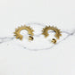 Pendientes Sol dorado